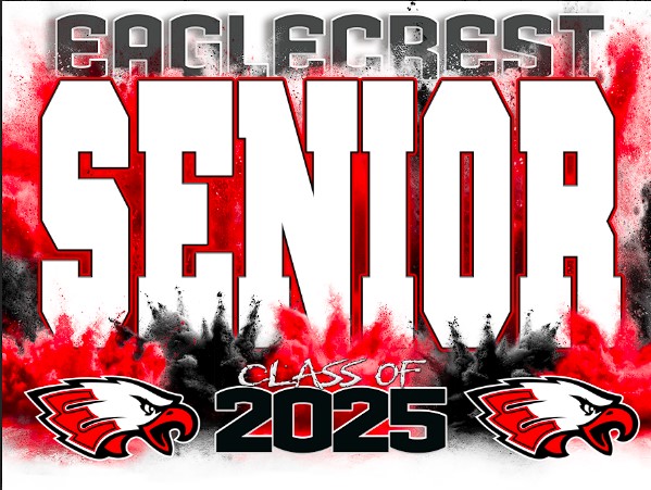 image of Senior 2025 yard sign