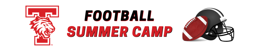 FOOTBALL SUMMER CAMP flyer