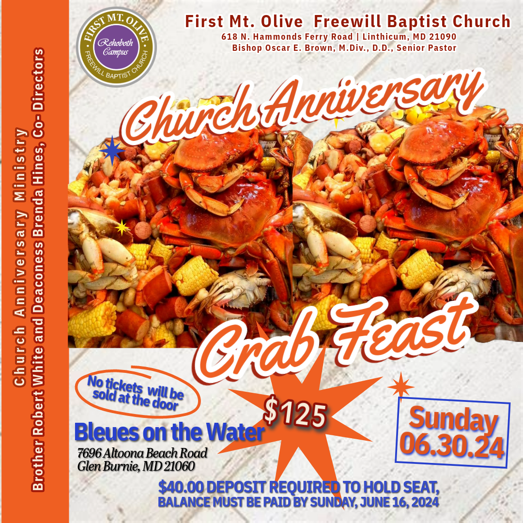 Crab Feast Tickets, Bleues on the Water, Glen Burnie Vanco Events USA
